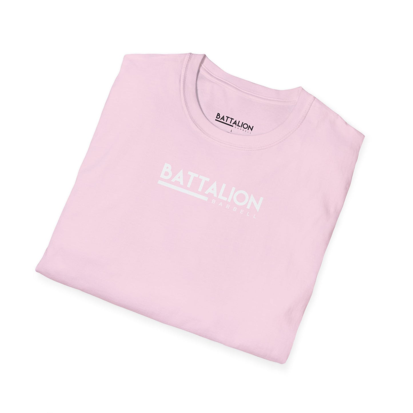 Battalion White/Black Logo Comp Tee