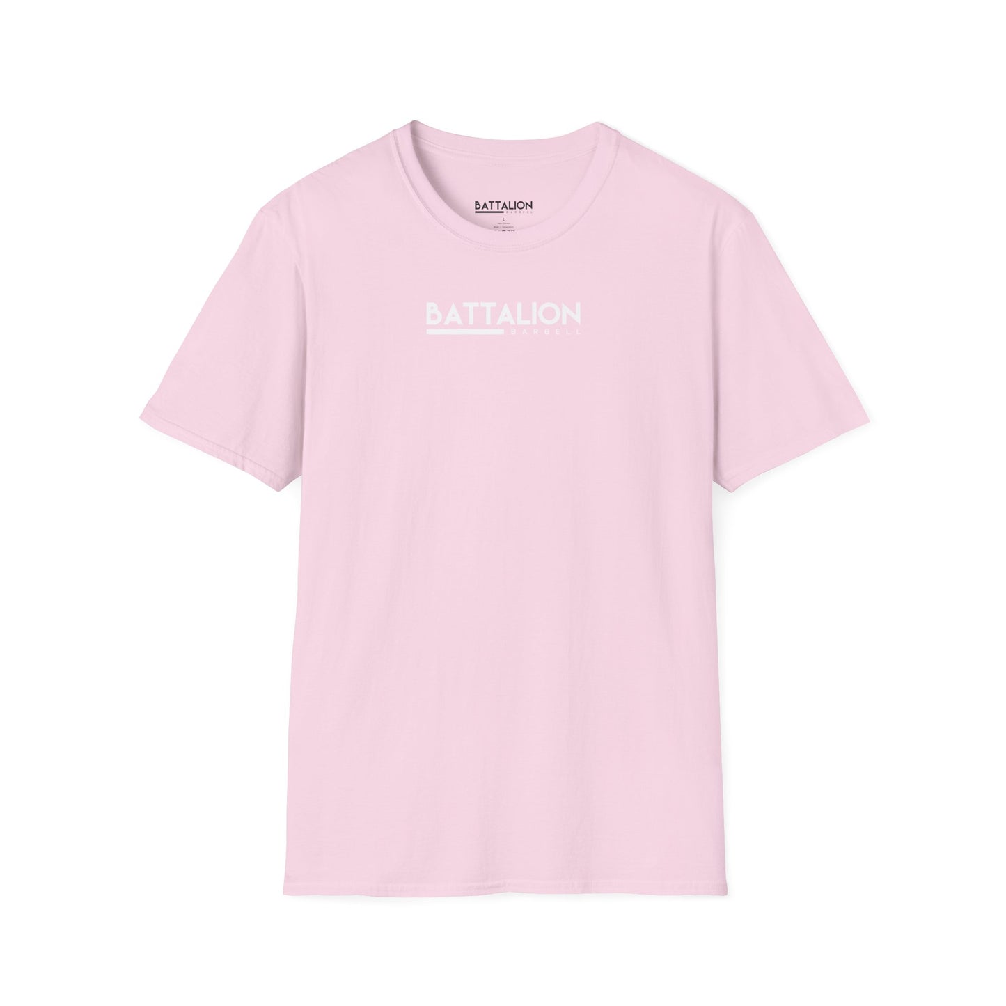 Battalion White/Black Logo Comp Tee